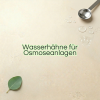 Wasserhähne für Osmoseanlagen