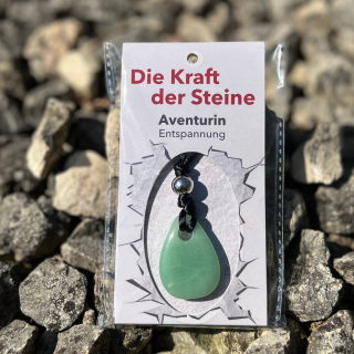 Kraftstein-Anhänger Aventurin (Entspannung)