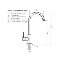 Premium Wasserhahn NEO in INOX Grau